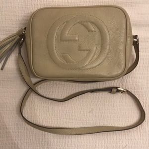 Beige “Soho” Style Crossbody Bag